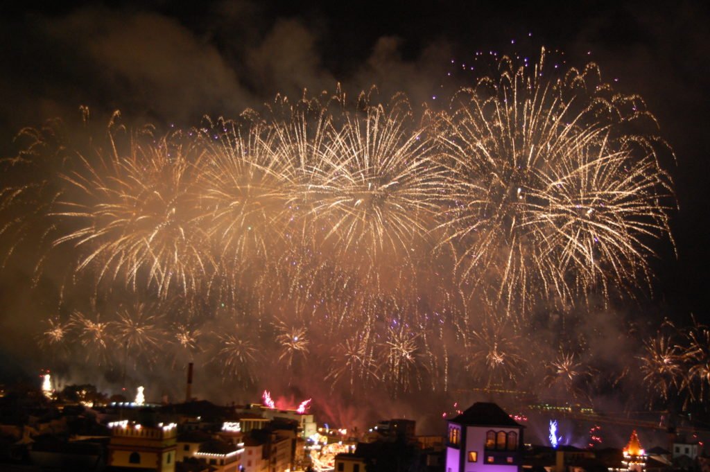 feu artifice funchal